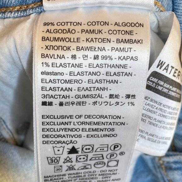 Levi's 70s High Slim Straight in Light Wash, 32 - Picture 10 of 13